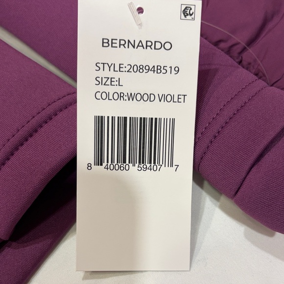 Bernardo Women's Lightweight Wood Violet Puffer Jacket - Picture 3 of 5